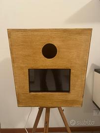 Struttura Photobooth con schermo touch