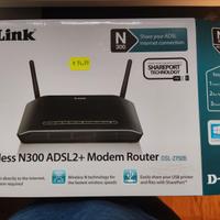 Modem Router D-Link DSL-2750B Wireless N300 ADSL2+