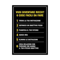 Quadro motivazionale - Vuoi diventare ricco?