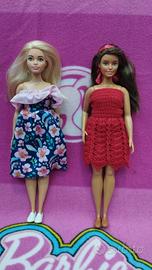 Coppia Barbie curvy Mattel 