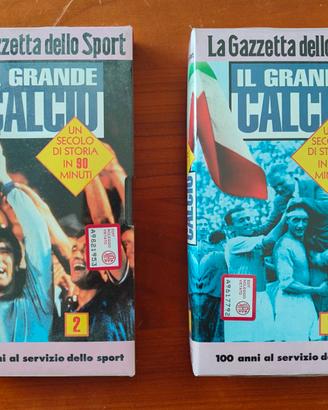 2 VHS Il Grande Calcio