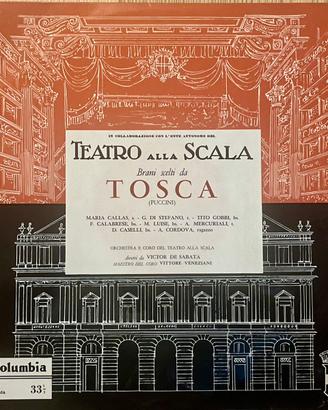 Vinile Puccini Tosca orchestra del teatro