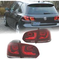 FANALI VOLKSWAGEN VW GOLF 6 08-12 LED ROSSO CHIARO