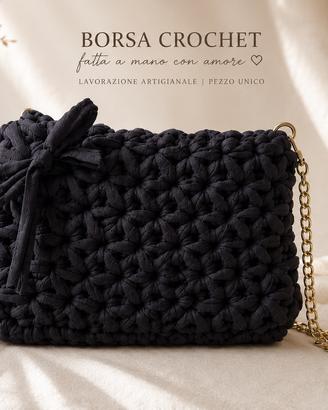 Borsa crochet uncinetto fatta a mano