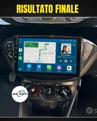Opel Adam KIT COMPLETO Autoradio android 9 pollici