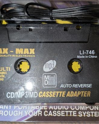 Titolo Adattatore Cassetta Audio CD/MP3/MiniDisc