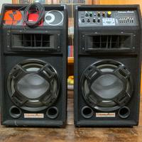 Casse audio coppia con controller