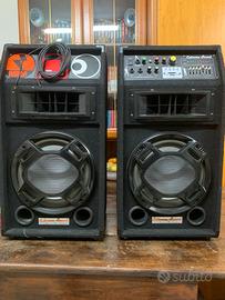 Casse audio coppia con controller