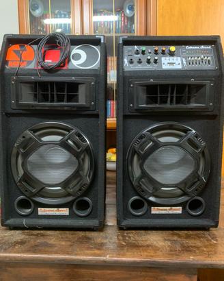 Casse audio coppia con controller