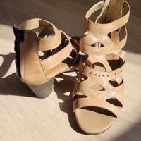 Jessica scarpe sandalo Vera Pelle Nuove praticamen