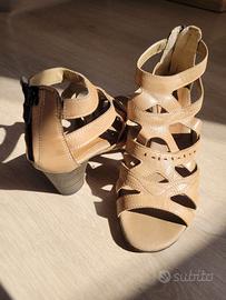 Jessica scarpe sandalo Vera Pelle Nuove praticamen