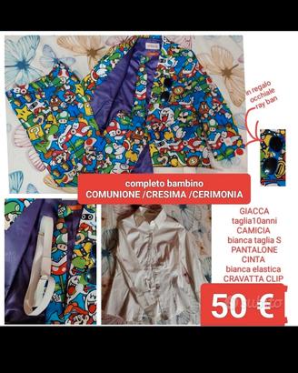 completo comunione cresima  tg155/64cm