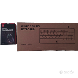 Wired Gaming mouse + keyboard