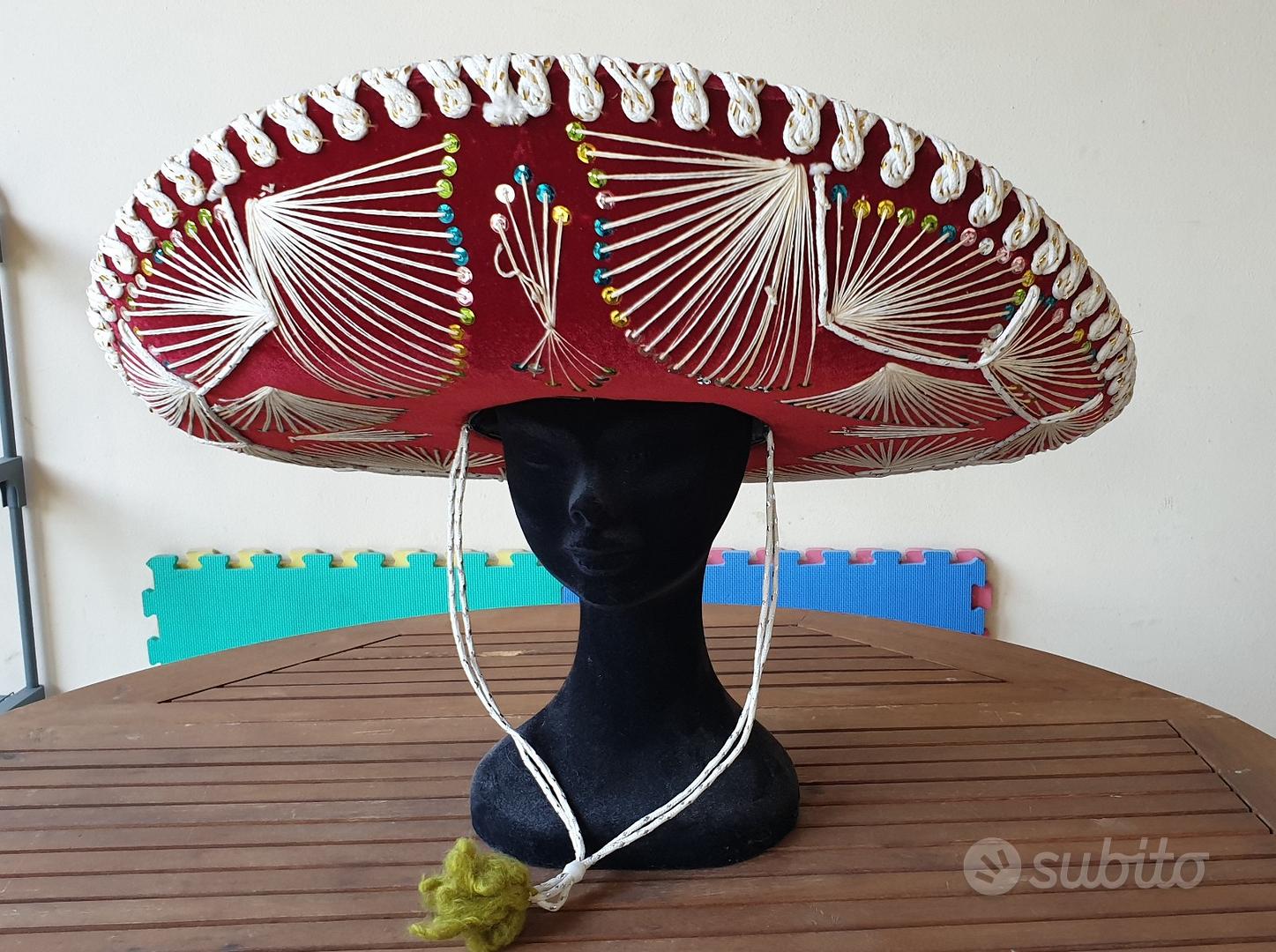 Sombrero messicano originale nuovo da collezione - Abbigliamento e