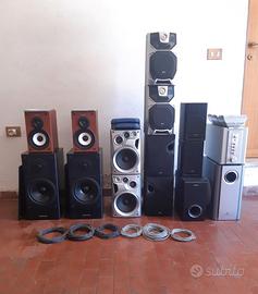 Casse audio passive per strumenti musicali e radio