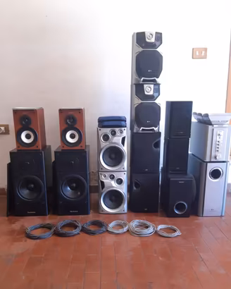 Casse audio passive per strumenti musicali e radio