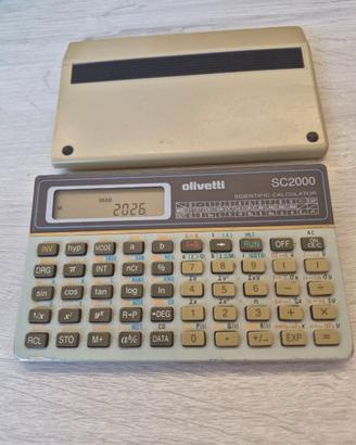 Calcolatrice Vintage Olivetti SC2000