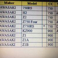 Ganasce Vesrah VB-405 Kawasaki z750 z900
