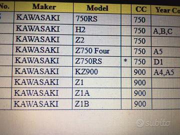 Ganasce Vesrah VB-405 Kawasaki z750 z900
