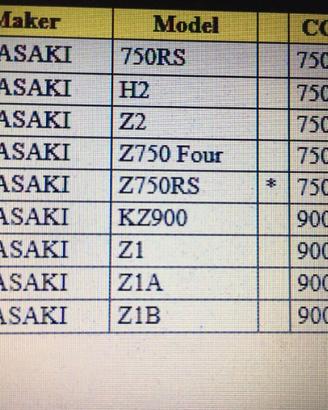 Ganasce Vesrah VB-405 Kawasaki z750 z900