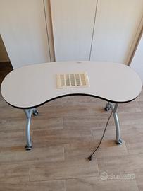 tavolo manicure con aspiratore 