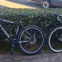 bici da corsa e mountain bike