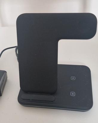 Caricatore Wireless 3 in 1 Rapido per Smartphone,