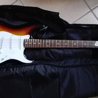 Squier Bullet Strat (by Fender) + Roland Micro Cub