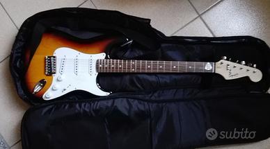 Squier Bullet Strat (by Fender) + Roland Micro Cub