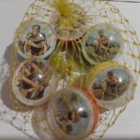 Lotto 15 biglie da spiaggia, vintage, anni ‘80