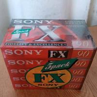 PACK 5 Cassette Audio SONY 5C-90FX1C NORMAL POSITI