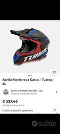 Casco moto Aprilia Tuareg carbonio