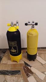 Bombola subacquea acciaio 