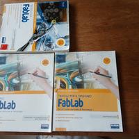 Libri "Fablab" tecnologia, disegno, tavole disegno
