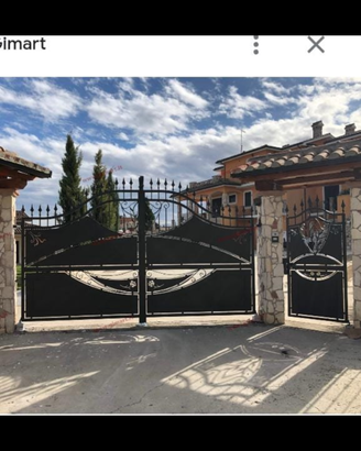 Cancello carrabile e pedonale c. e r c o