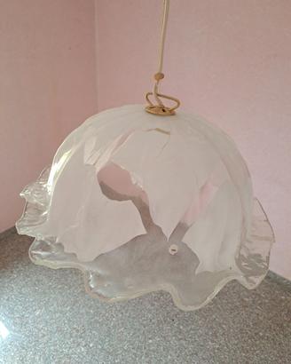 Lampadario  con bajour