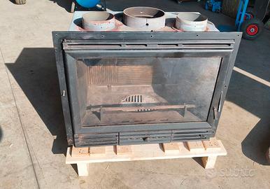 inserto camino a legna ghisa