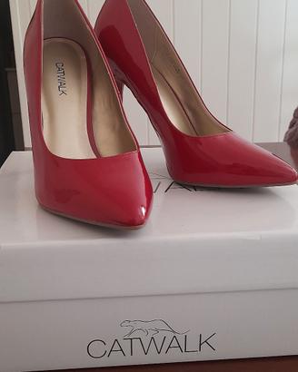 Décolleté Rosso Vernice 38