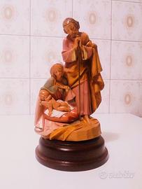 Natività Fontanini 20 cm con carillon rotante