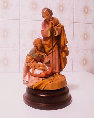 Natività Fontanini 20 cm con carillon rotante