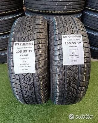 2 gomme 205 55 17 PIRELLI INV RIF 348