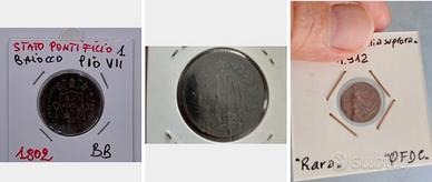 Lotto 3 monete rare 