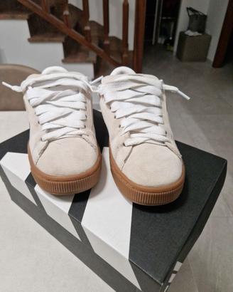 Puma suede xl beige nero, taglia 37,5
