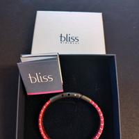 Bracciale Bliss in acciaio PVD e caucciù