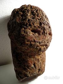 Statua in pietra Bongo Sudan arte tribale africana