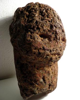 Statua in pietra Bongo Sudan arte tribale africana