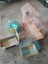 GABBIE PER UCCELLI E CRICETI