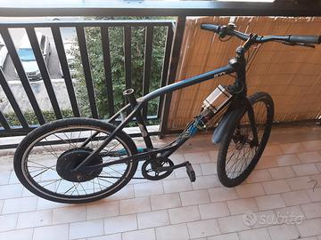 Bicicletta elettrica a pezzi motore 800W,batteria,