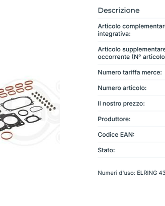 Fiat 500 KIT COMPLETO GUARNIZIONI MOTORE