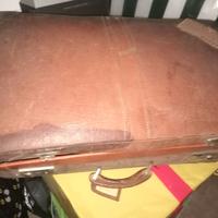 Valigia in cuoio anni 50